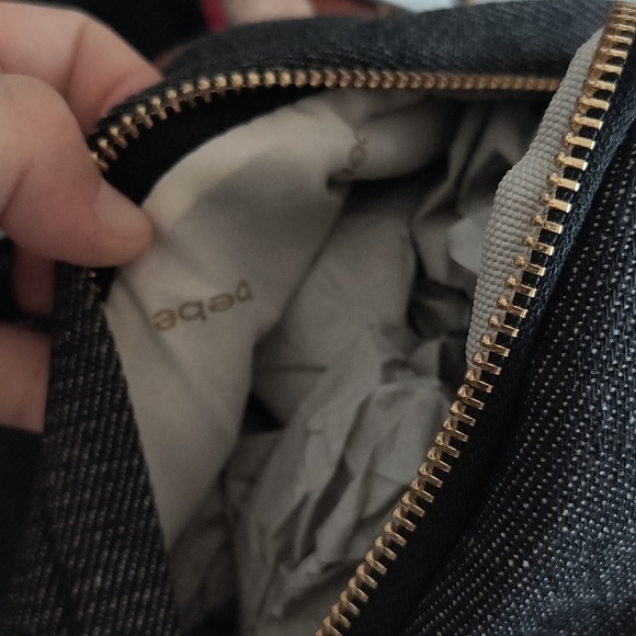 Bebe Charcoal and Tan Backpack main image 6